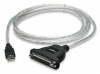 ��������� USB 2.0 ��� Parallel DB25F - MANHATTAN